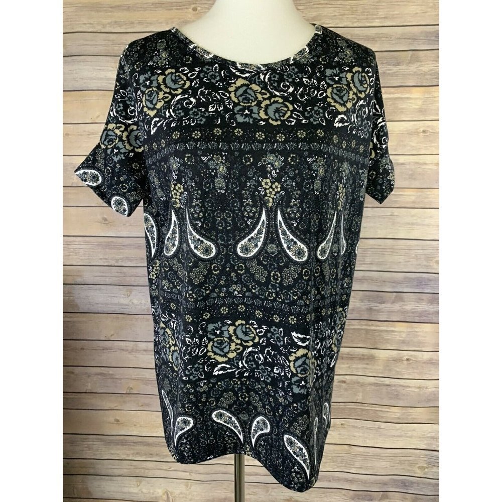 Honey And Lace NWT XS Tustin Tunic Top Paisley